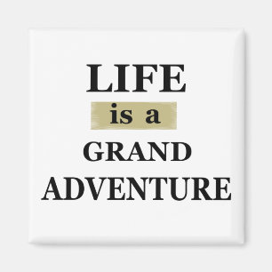 inspirational quote about real life magnet