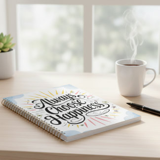  Inspirational Quote Always Choose Happy Positive Planner