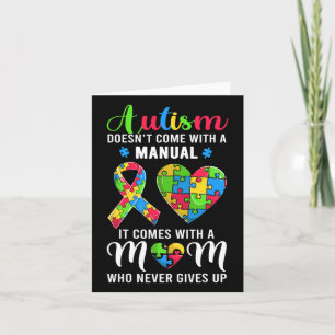 Inspirational Quote Autism Mum Autism Awareness Wo Card