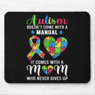 Inspirational Quote Autism Mum Shirt Autism Awaren Mouse Pad