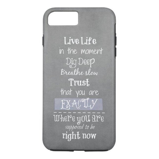 Inspirational Quote Case-Mate iPhone Case (Back)