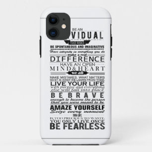 Inspirational Quote iPhone 11 Case