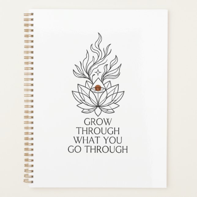 Inspirational Quote Daily Planner (Front)