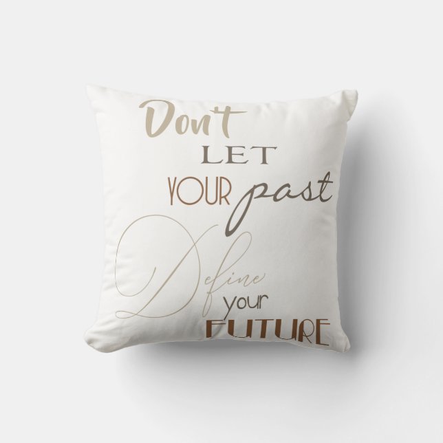 Inspirational Quote - Define Your Future Cushion (Front)
