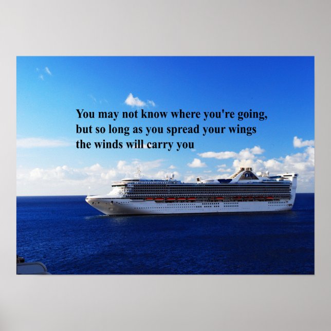 Inspirational quote Finding your way through life Poster (Front)