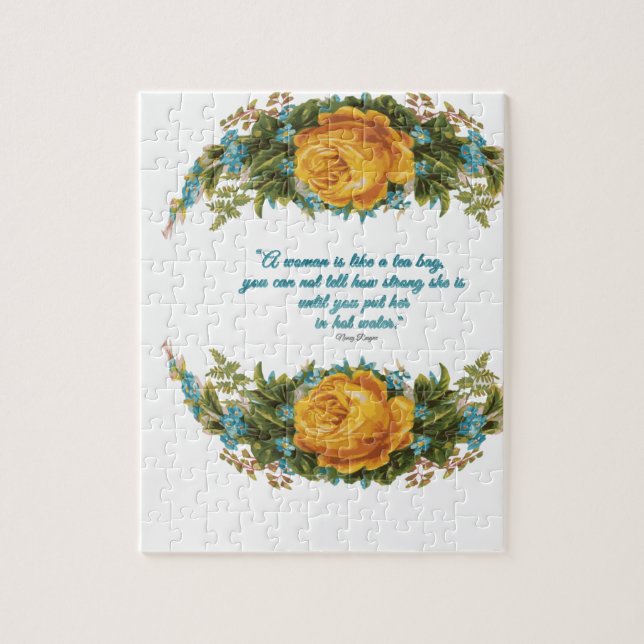 Inspirational Quote for Women by Nancy Reagan Jigsaw Puzzle (Vertical)