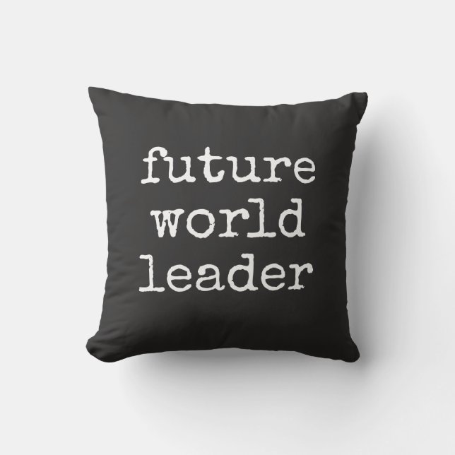Inspirational Quote for Young Activist Kids Teen Cushion (Front)