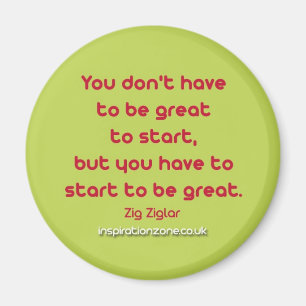 Inspirational Quote Fridge Magnet