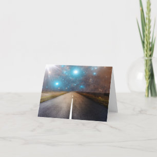Inspirational Quote Greeting Card - Road Travelled