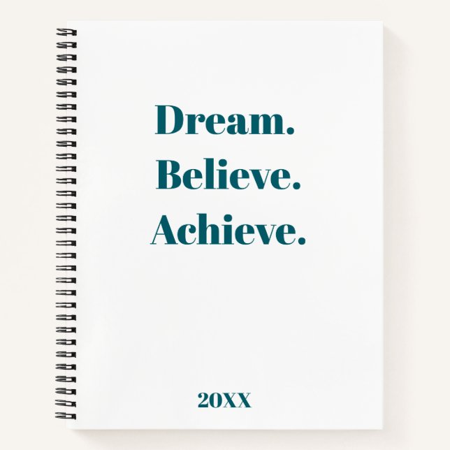 Inspirational Quote Journal & Planner Design (Front)
