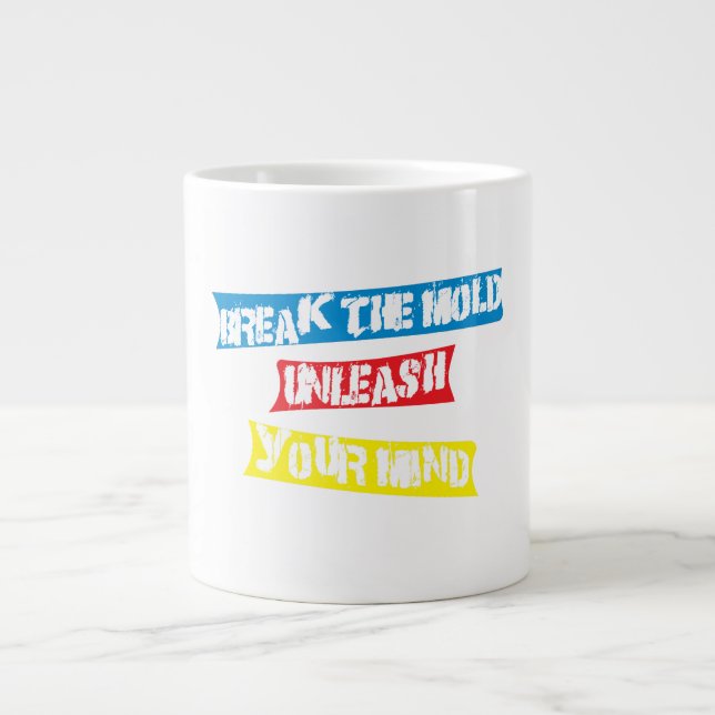 Inspirational quote large coffee mug (Front)
