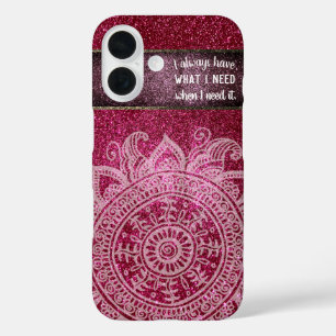 Inspirational Quote Law Of Attraction Motivational iPhone 16 Case