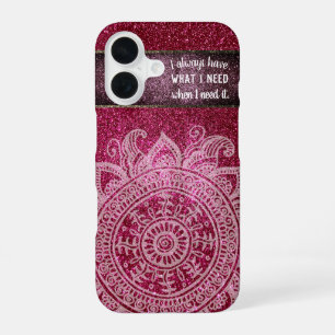 Inspirational Quote Law Of Attraction Motivational iPhone 16 Case