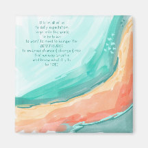 Inspirational Quote Magnet