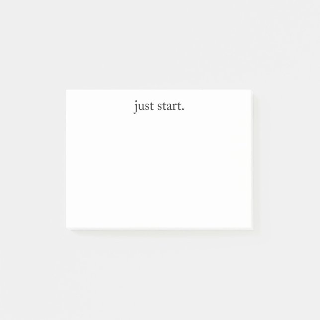 Inspirational Quote Minimalist  Post-it Notes (Front)