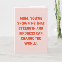 Inspirational Quote Modern Thank You Mother's Day