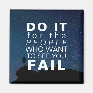 Inspirational Quote Motivational Success Stars Magnet