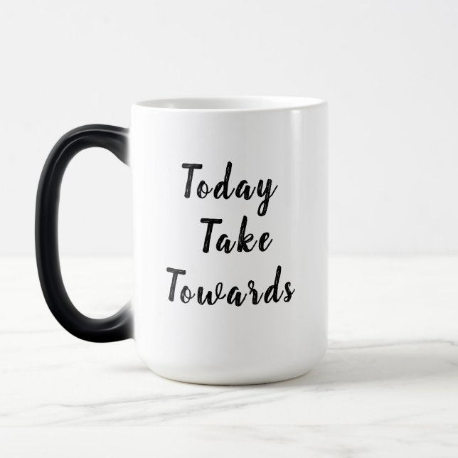 Inspirational Quote Mug Design To Be Inspired  (Left)