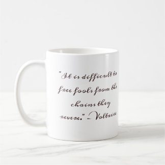 Inspirational quote mug - Revered Chains