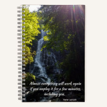 inspirational quote - nature photo - journal