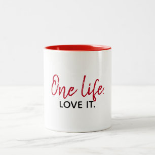 Inspirational Quote On White Mug