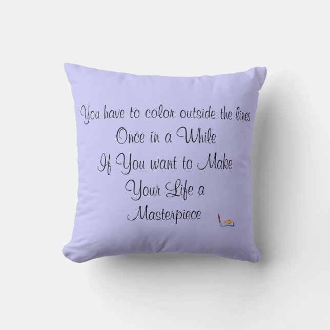 Inspirational Quote Pillow (Front)