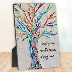 Inspirational Quote Plaque