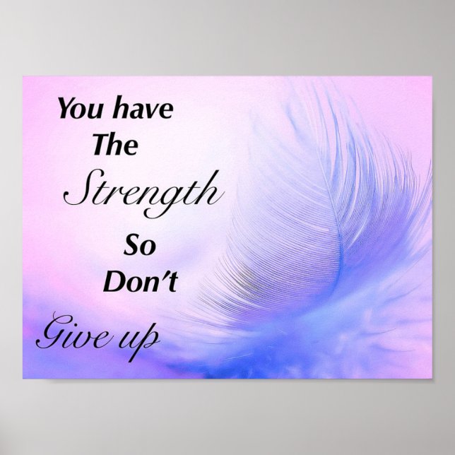 Inspirational quote poster (Front)