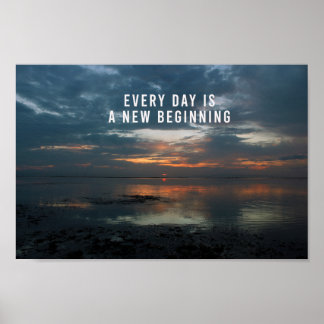 Inspirational quote poster