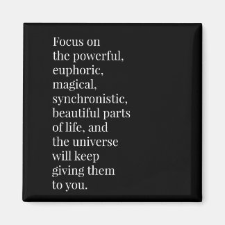 Inspirational Quote Refrigerator Magnet 2X2 Square