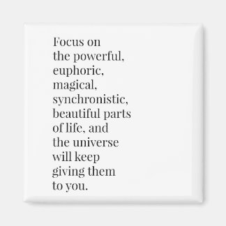 Inspirational Quote Refrigerator Magnet 2X2 Square