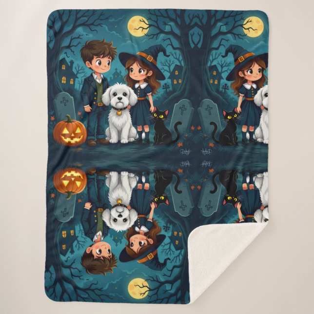 Inspirational Quote Sherpa Blanket (Front)