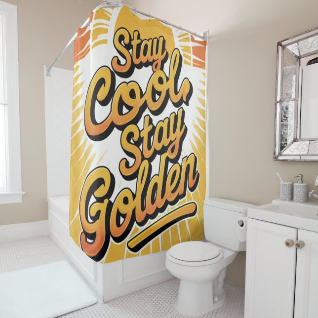 inspirational quote shower curtain (In Situ)