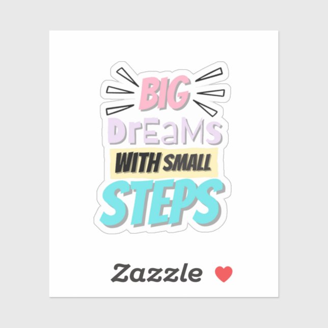 Inspirational Quote Sticker  (Sheet)