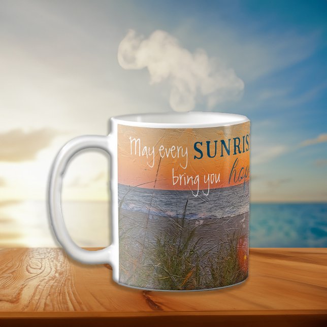Inspirational Quote Sunrise Painting Coffee Mug (Inspirational Quote Sunrise Painting Coffee Mug)