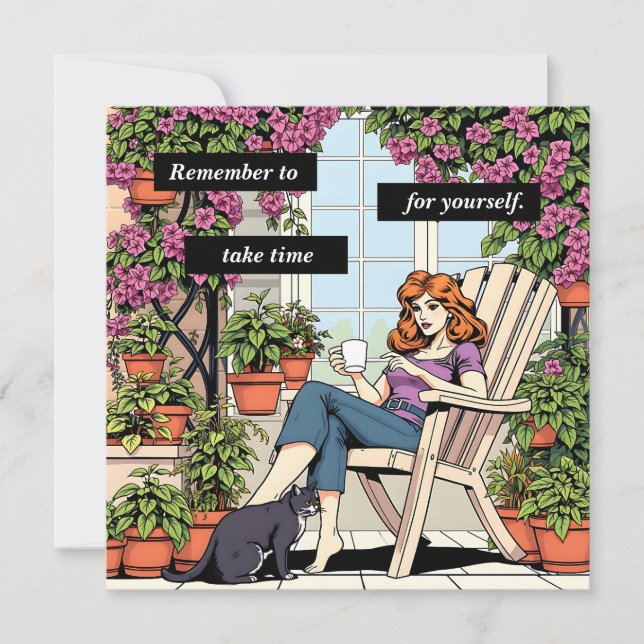 Inspirational Quote | Take Time for Yourself (Front)