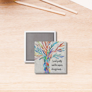Inspirational Quote Tree Magnet
