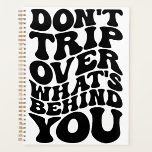 Inspirational Quote Typographic Notebook Planner