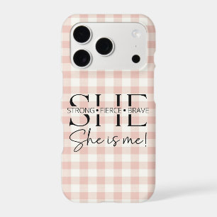 Inspirational Quote Typography Gingham