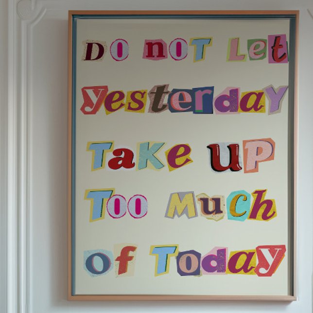 Inspirational Quote Wall Art Typography Poster (Creator Uploaded)