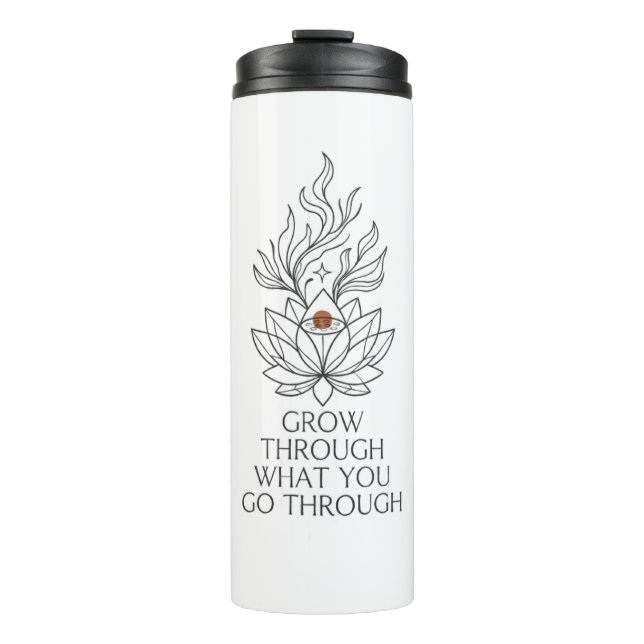 Inspirational Quote Water Bottle (Front)