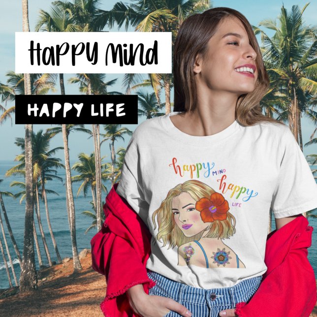 Inspirational Quote Woman Portrait T-Shirt (Creator Uploaded)