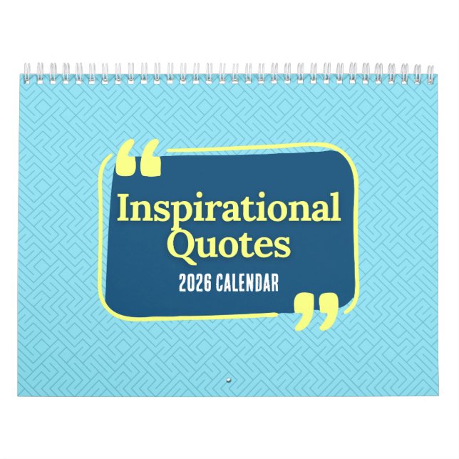 Inspirational Quotes 2026 Calendar (Cover)