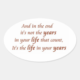 Inspirational quotes and sayings novelty stickers