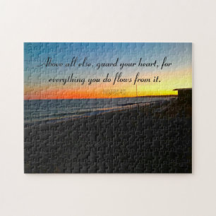 Inspirational quotes Bible Verse Christian  Jigsaw Puzzle