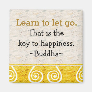 Inspirational Quotes Buddha Happiness Magnet