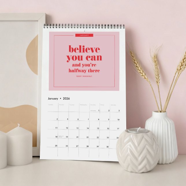 Inspirational Quotes Calendar (inspirational quotes desk calendar with holidays)