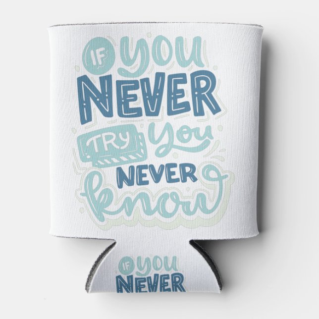 inspirational quotes can cooler (Front)