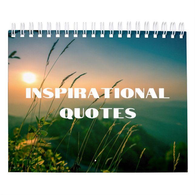 Inspirational Quotes Collection Wall Calendar (Cover)