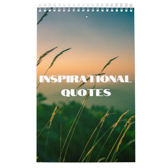 Inspirational Quotes Collection Wall Calendar (Cover)